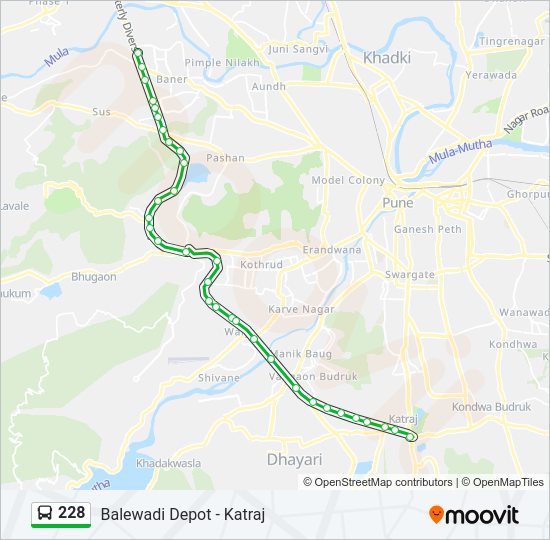 228 Bus Line Map