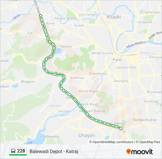 228 Bus Line Map