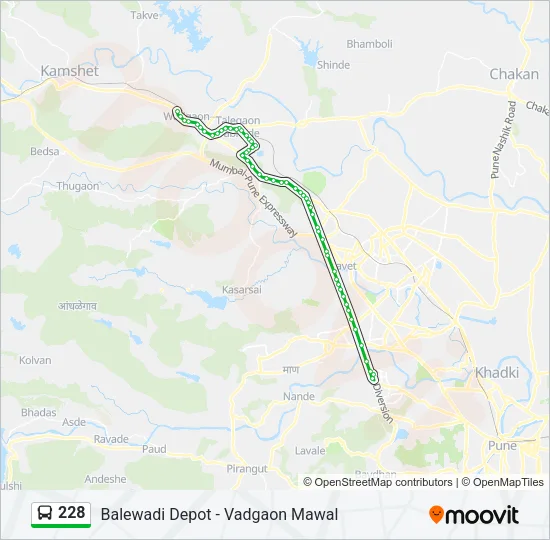 228 Bus Line Map