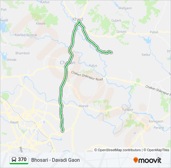 370 Bus Line Map