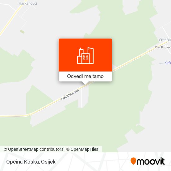 Karta Općina Koška