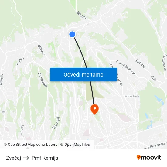 Zvečaj to Pmf Kemija map