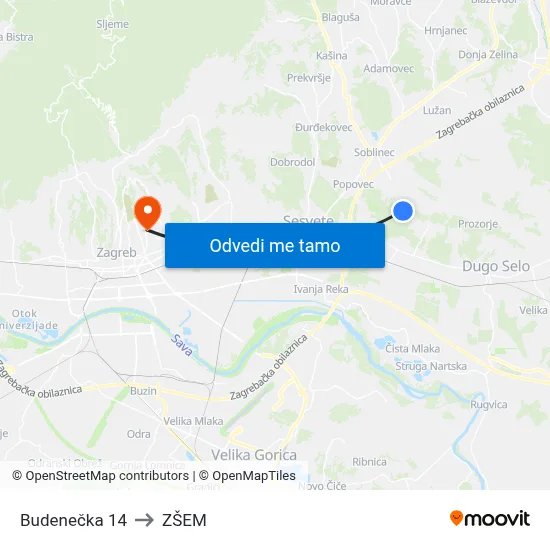 Budenečka 14 to ZŠEM map