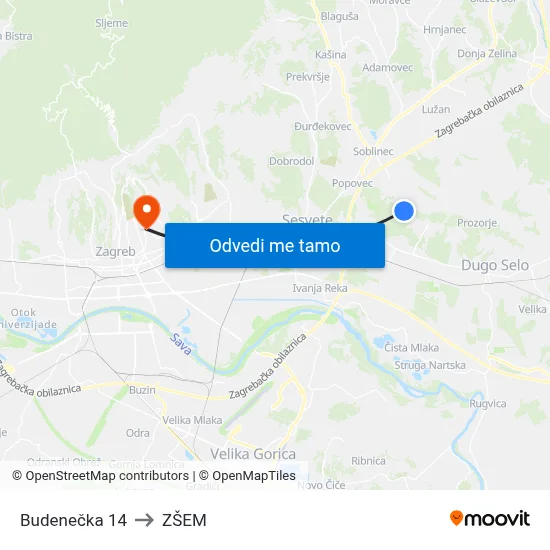 Budenečka 14 to ZŠEM map
