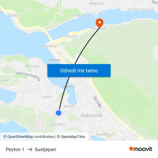 Peyton 1 to Sustjepan map