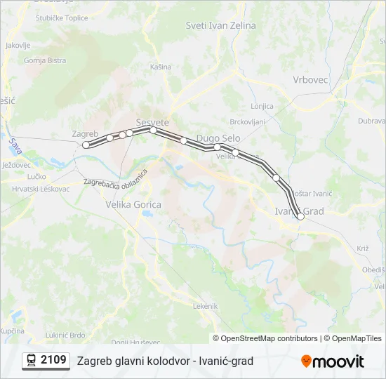2109 Train Line Map