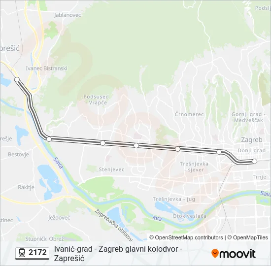2172 Train Line Map
