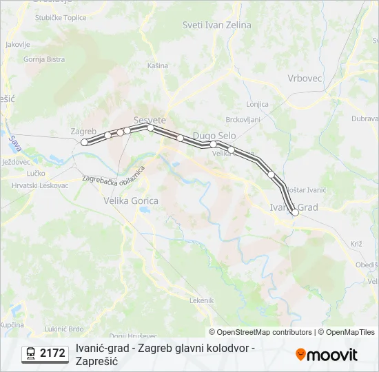2172 Train Line Map