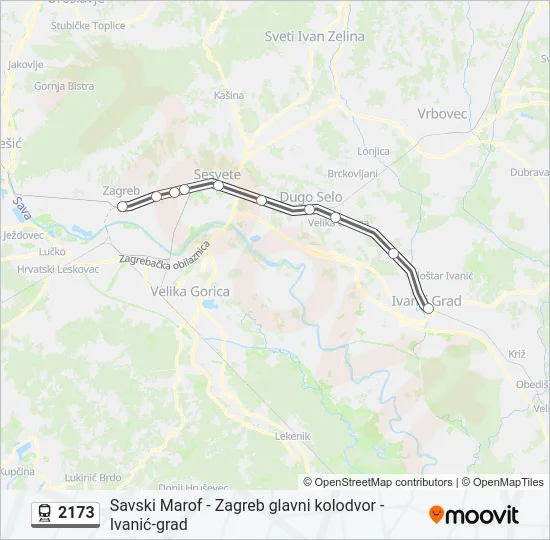 2173 Train Line Map
