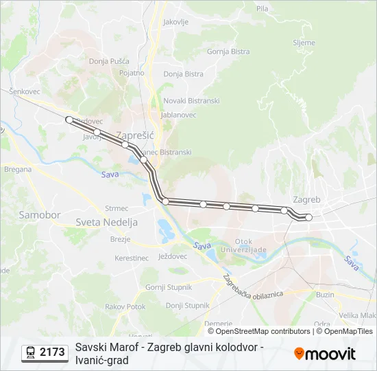 2173 Train Line Map