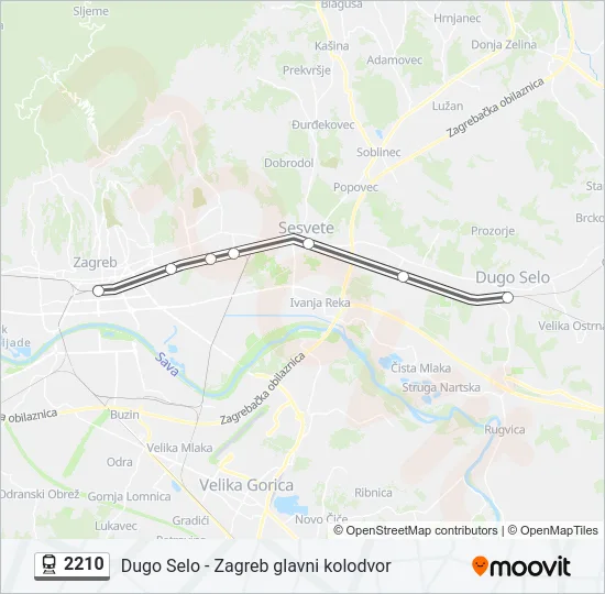 2210 Train Line Map