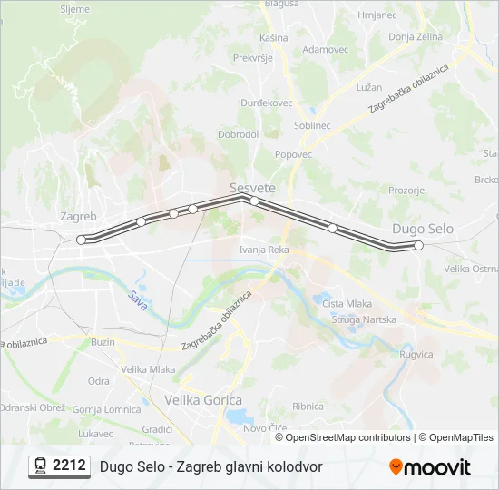 2212 Train Line Map