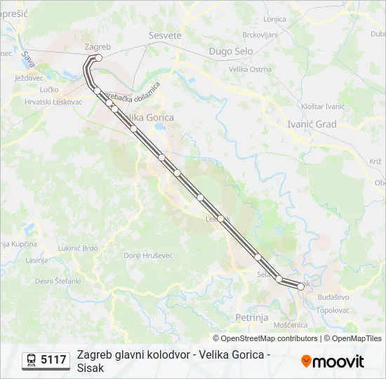 5117 Train Line Map