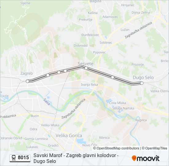 8015 train Line Map