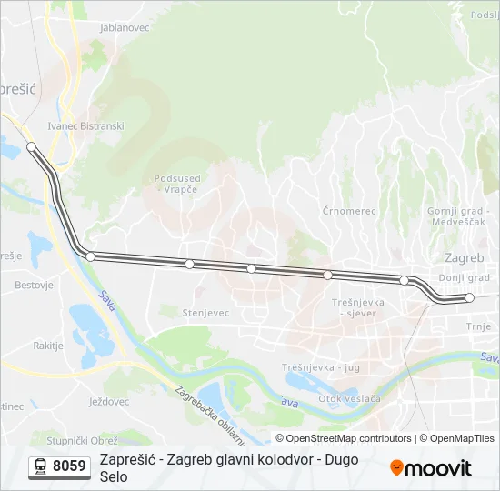 8059 Train Line Map