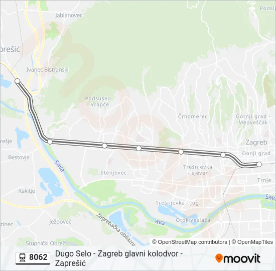 8062 Train Line Map