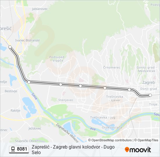 8081 train Line Map