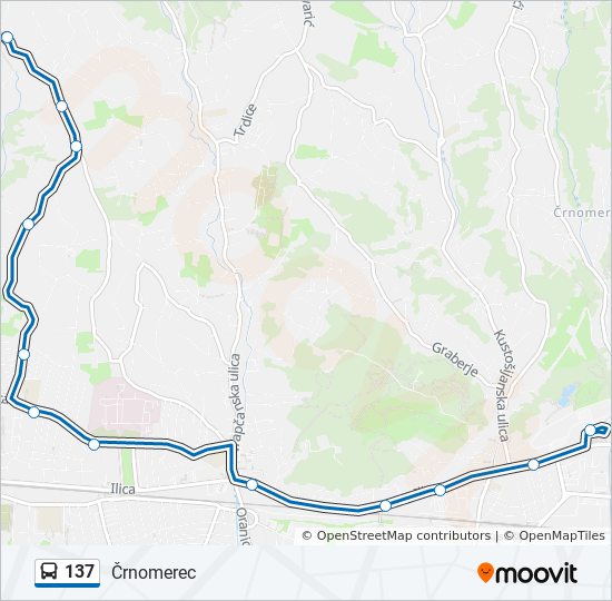 137 Route Schedules Stops Maps Crnomerec