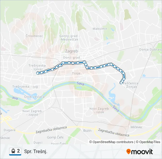 2 Light Rail Line Map