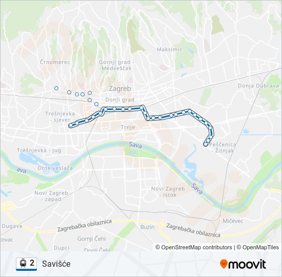 2 light rail Line Map