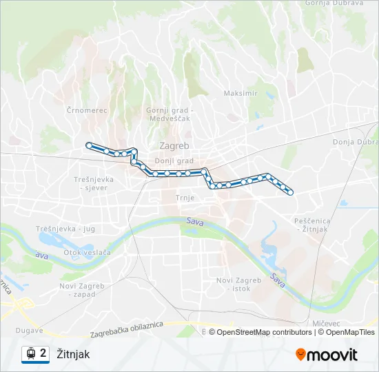 2 Light Rail Line Map