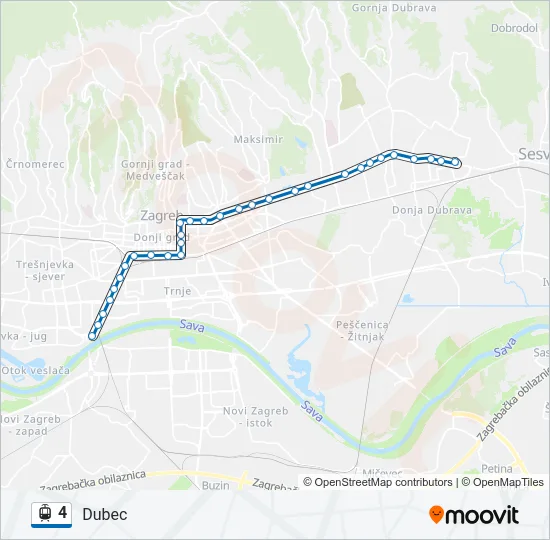 4 Light Rail Line Map