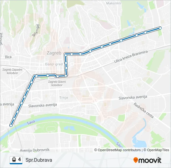 4 Light Rail Line Map