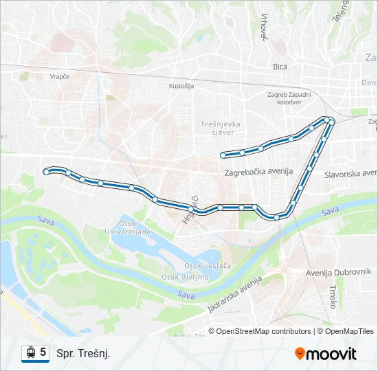 5 Light Rail Line Map