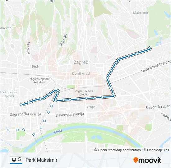 5 Light Rail Line Map