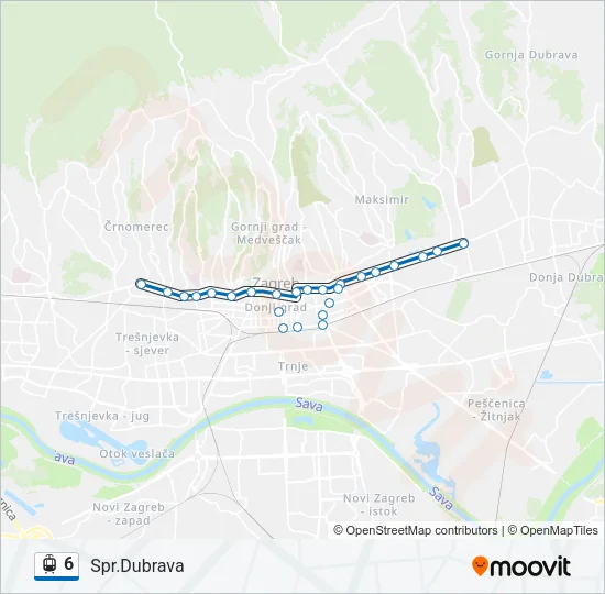 6 Light Rail Line Map