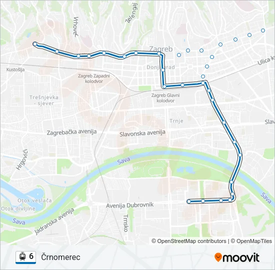 6 Light Rail Line Map