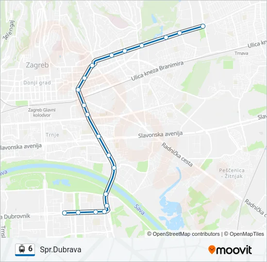 6 Light Rail Line Map