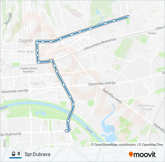 8 Light Rail Line Map
