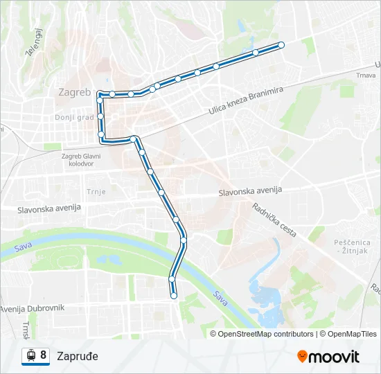 8 Light Rail Line Map