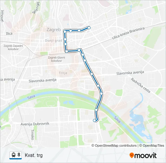 8 Light Rail Line Map