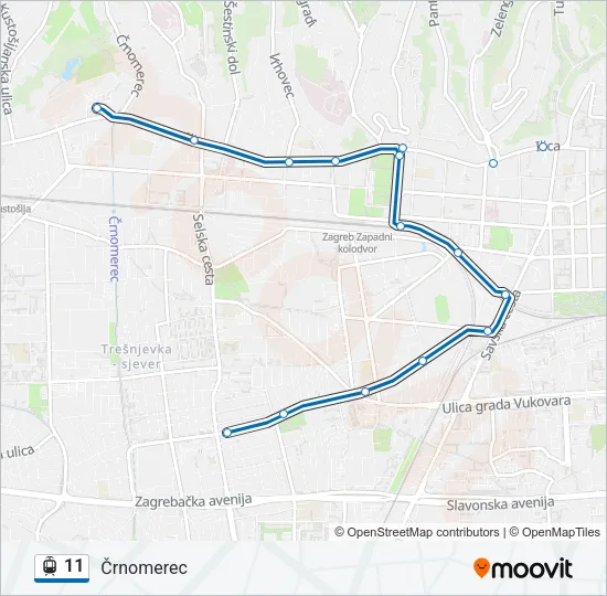 11 Light Rail Line Map