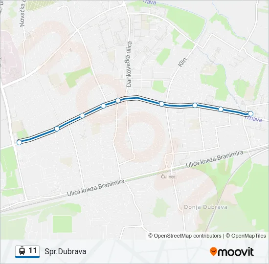 11 Light Rail Line Map