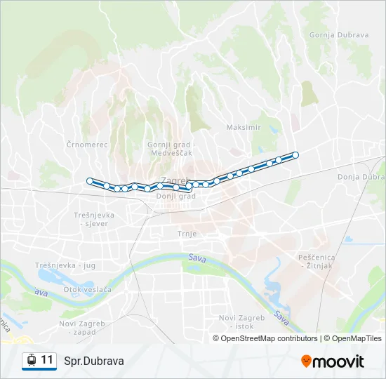 11 Light Rail Line Map