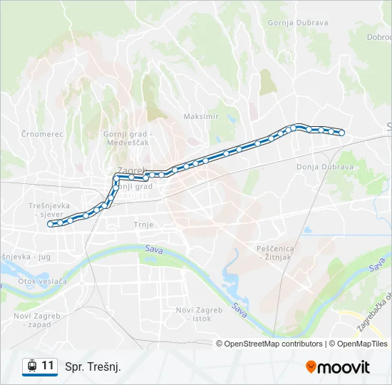 11 Light Rail Line Map