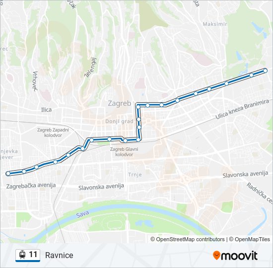 11 light rail Line Map