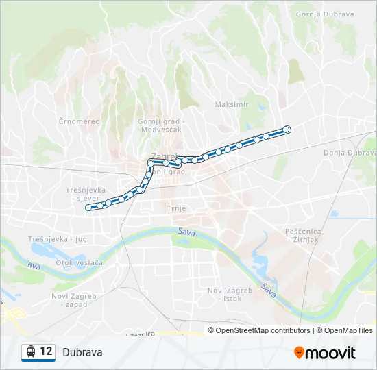 12 Light Rail Line Map