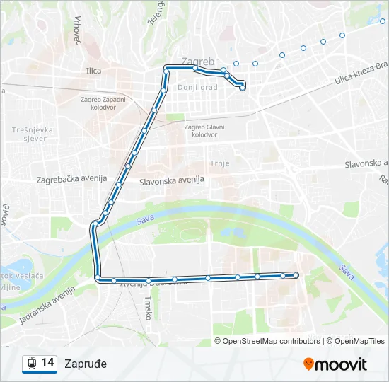 14 Light Rail Line Map