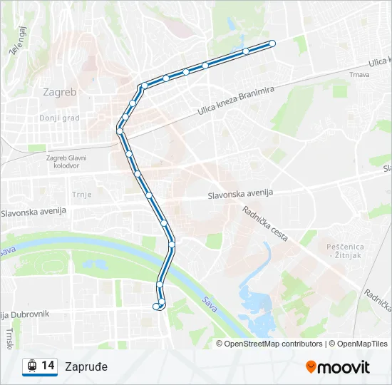 14 Light Rail Line Map