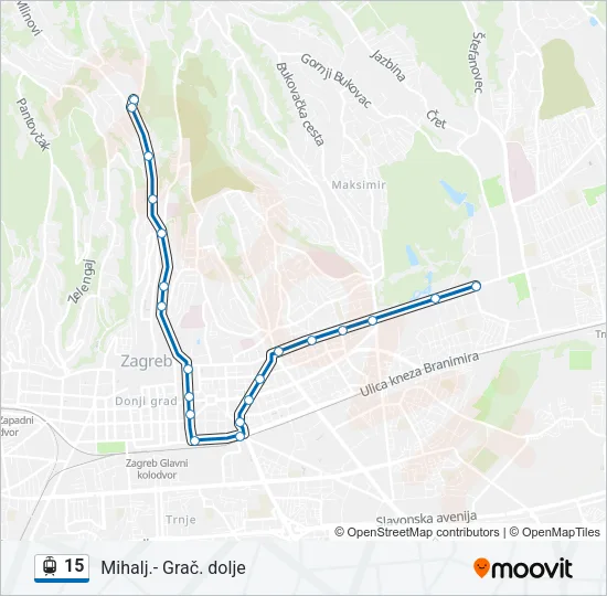 15 Light Rail Line Map
