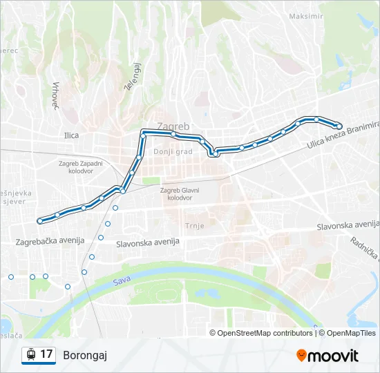 17 Light Rail Line Map