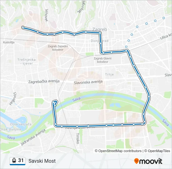 31 Light Rail Line Map