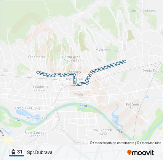 31 Light Rail Line Map