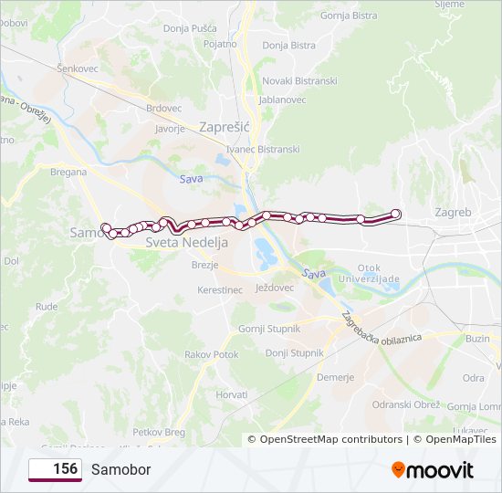 156 Route: Schedules, Stops & Maps - Samobor (updated)