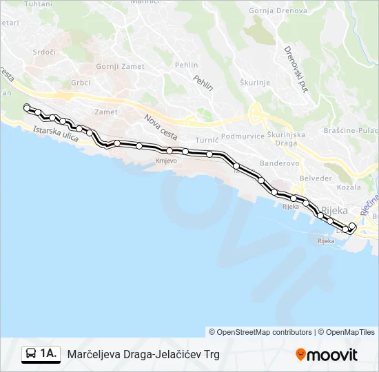 1A. Bus Line Map