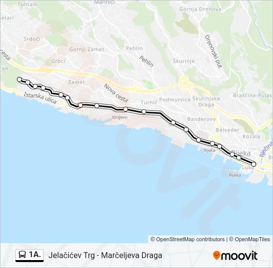1A. Bus Line Map